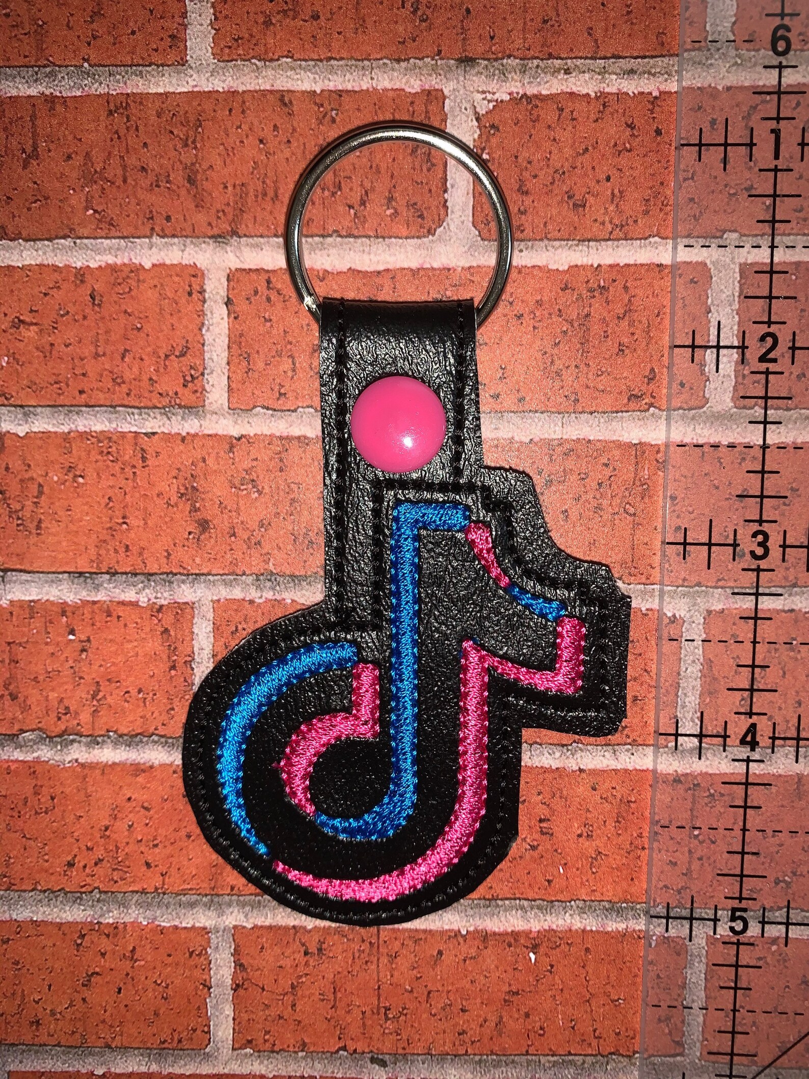 Tik Tok key chain or backpack pull. Etsy