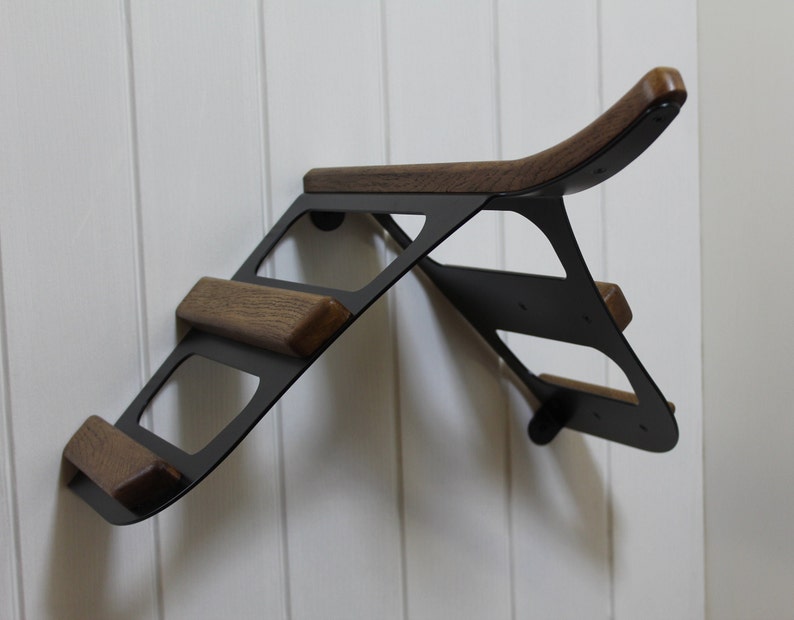 Wall mounted saddle rack Contour saddle rack by evoak Etsy