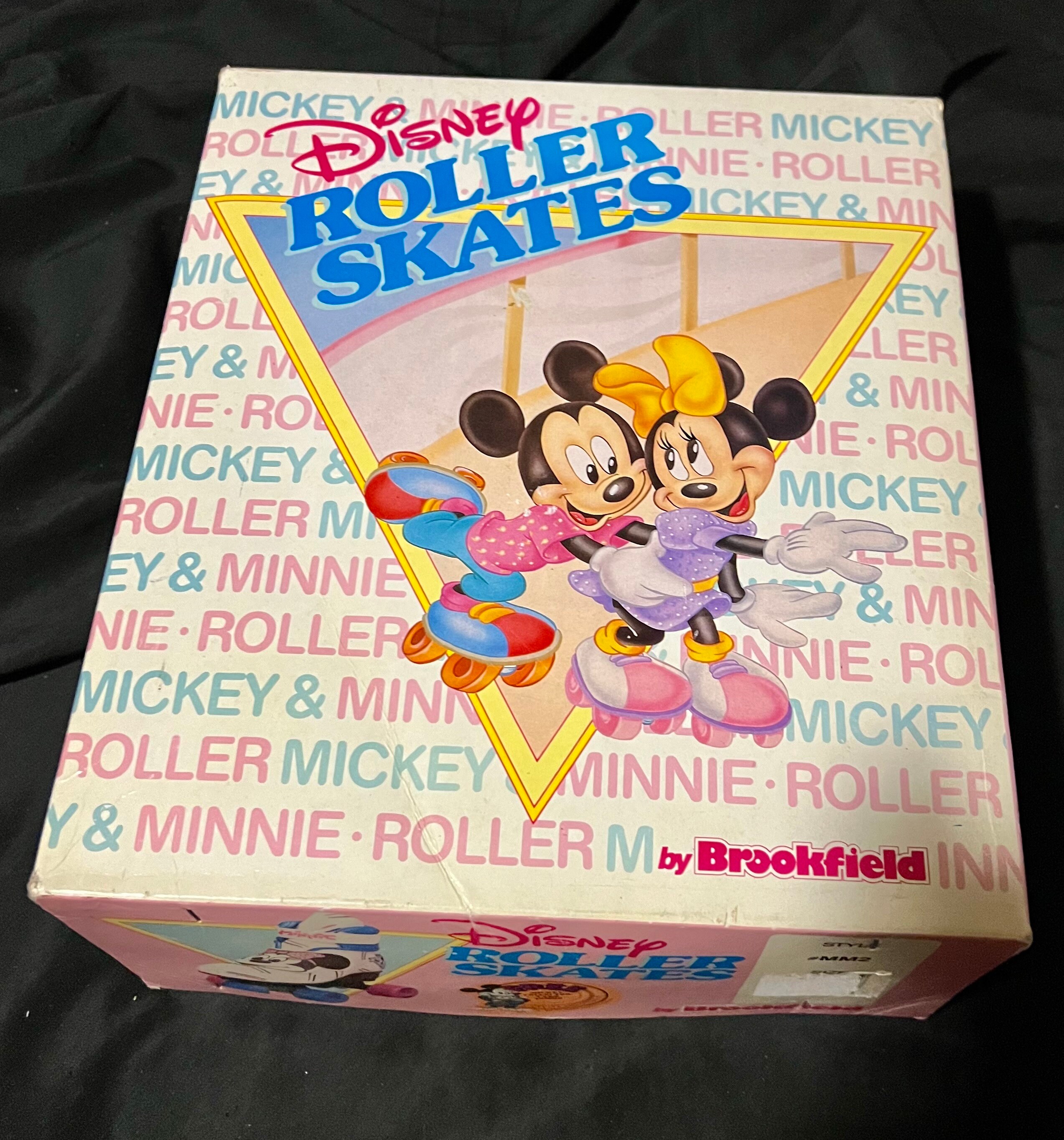 Vtg Disney Roller Skates Minnie Mouse by Brookfield in