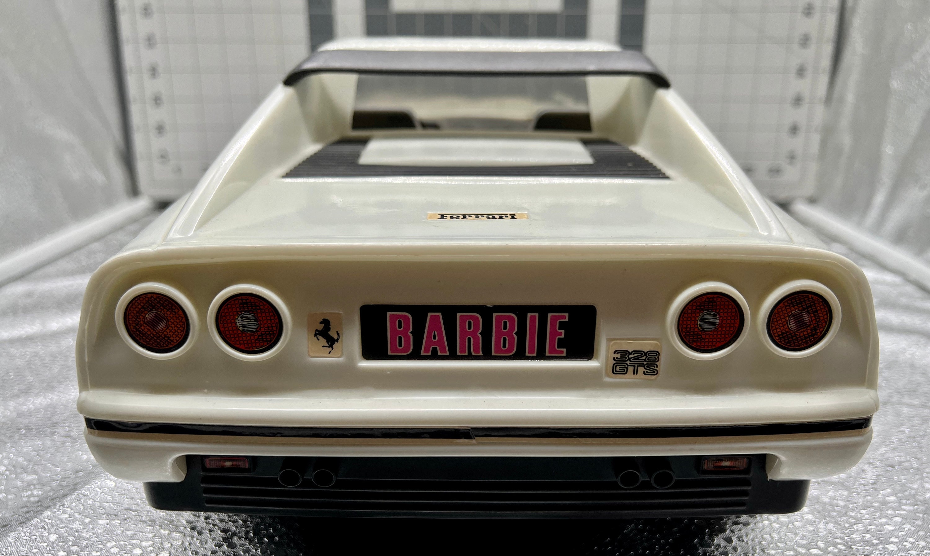 Barbie White Ferrari 328 GTS Toy Car Vtg 1986 Mattel Pininfarina 21 Long Dolls Can Ride in Style in This Iconic Vehicle Etsy