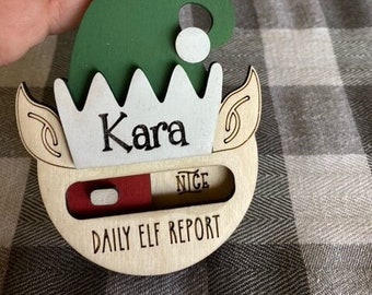 Elf Report Ornament