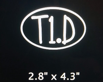 T1.D or T2.D decal