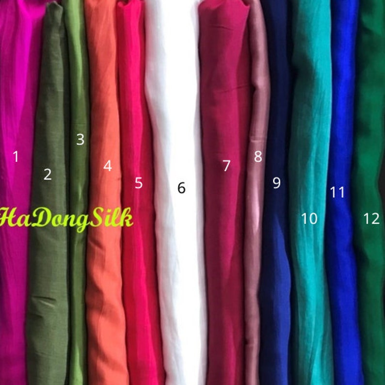 100% Mulberry Silk Fabric By The Yard - Dress Making - High Quality Silk Fabric for Crafting Sewing - Fabric for Quilting 