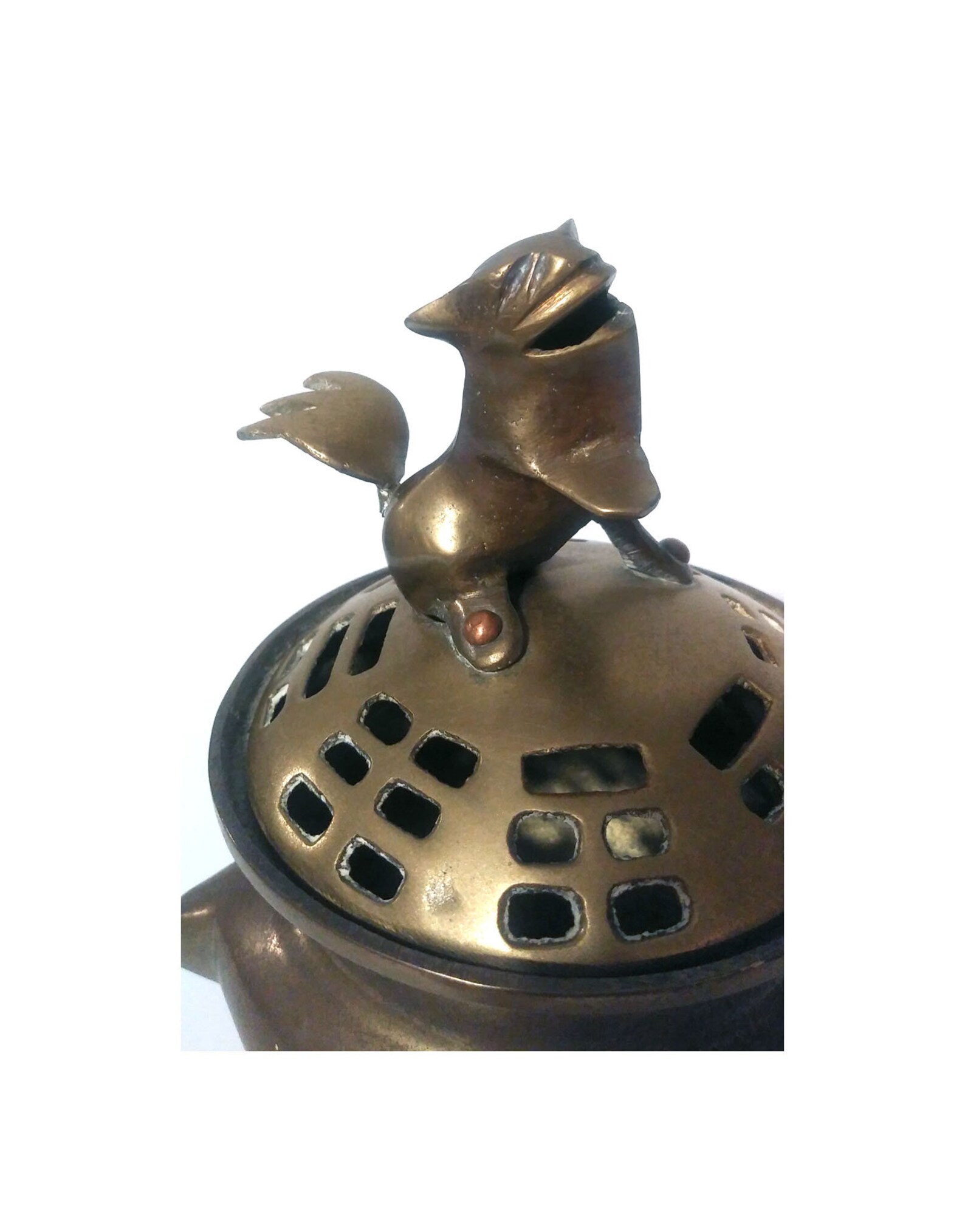 Vintage chinesische Foo Hund Messing Weihrauch Brenner Etsy