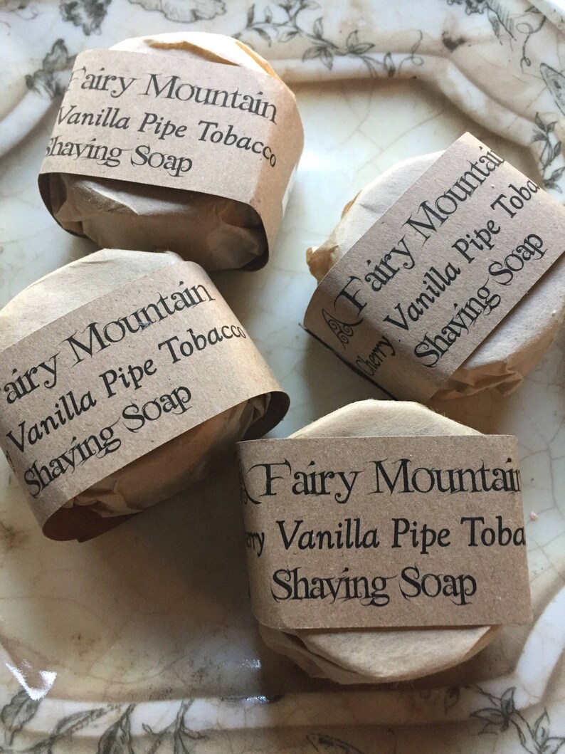 Cherry Vanilla Pipe Tobacco Shaving Soap Etsy