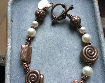 Copper Spiral Bracelet