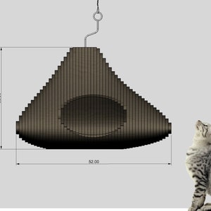 CAT-A-COMB, cat cave, cat house, cat bed, cat furniture image 5