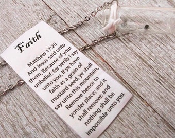 Mustard Seed Faith Car Charm – Matteüs 17:20, christelijk cadeau