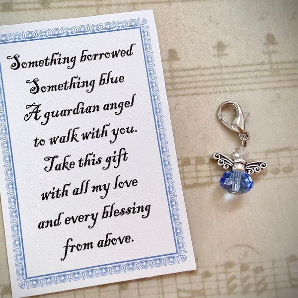 Tiny blue garter charm, Something blue bouquet charm Bridal Shower Gift, something blue for bride, shoe, slip or garter charm, blue keepsake