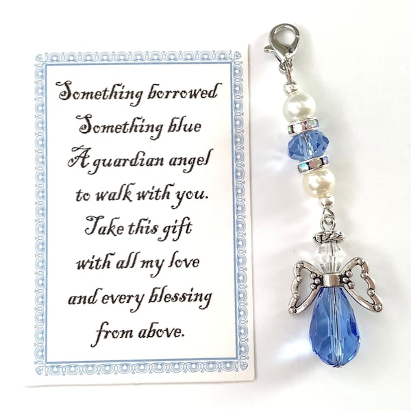 Something Blue Charm for the Bride - Wedding Bouquet Charm