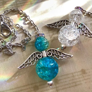 Rear View Mirror Angel Charm, Angel for car, car mirror ornament, Window Hanging Ornament, Drive Safe AngelGift, An Angel to watch over you