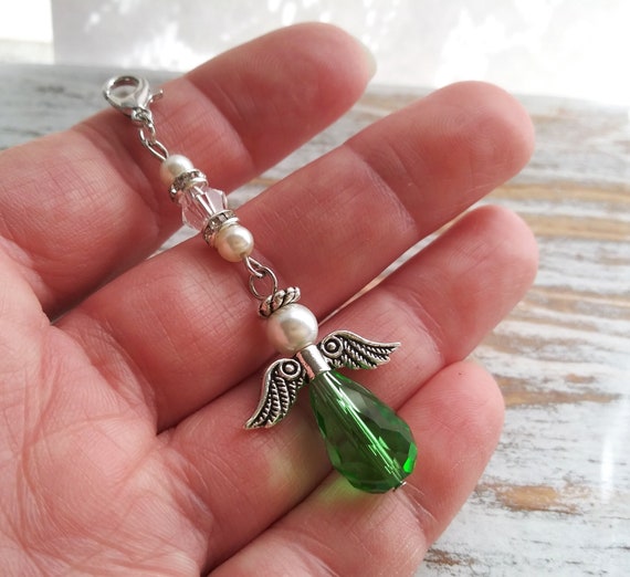 Lucky Angel Charm Memory Charm Bible Case Purse Car Charm