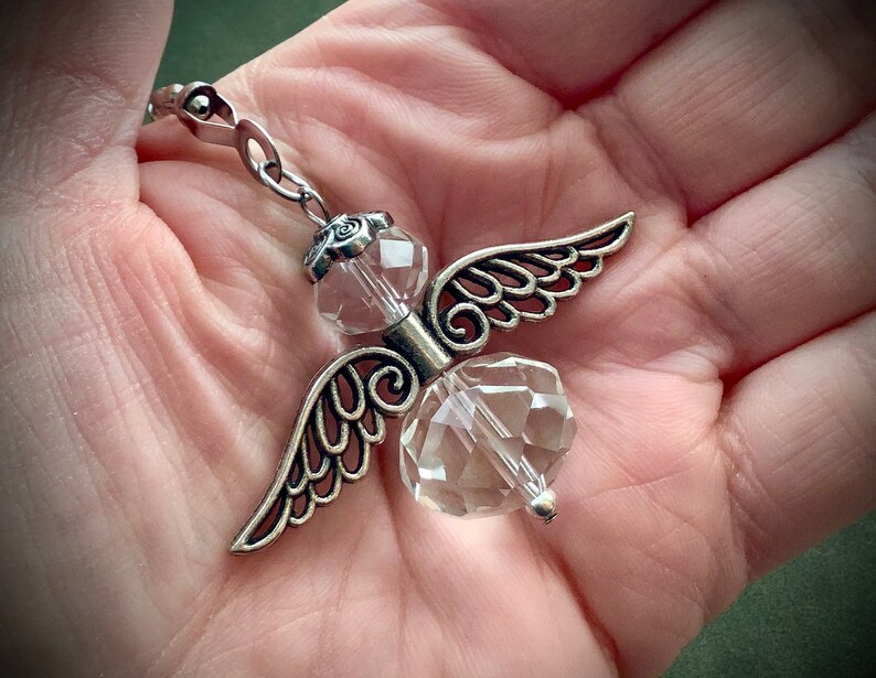 Ceiling Fan Pull Chain With Decorative Crystal Guardian Angel Etsy