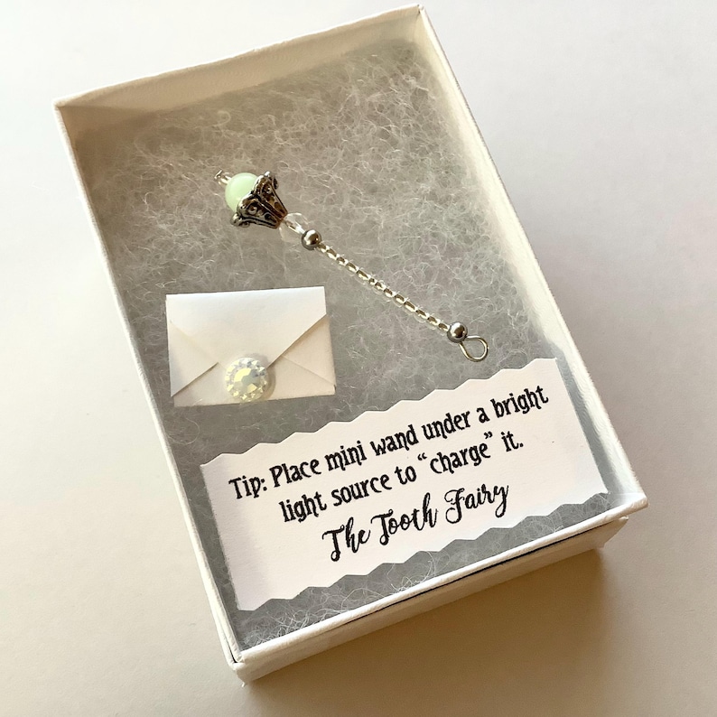 Gift From the Tooth Fairy, Wand Plus Tiny Envelope, First Tooth Letter