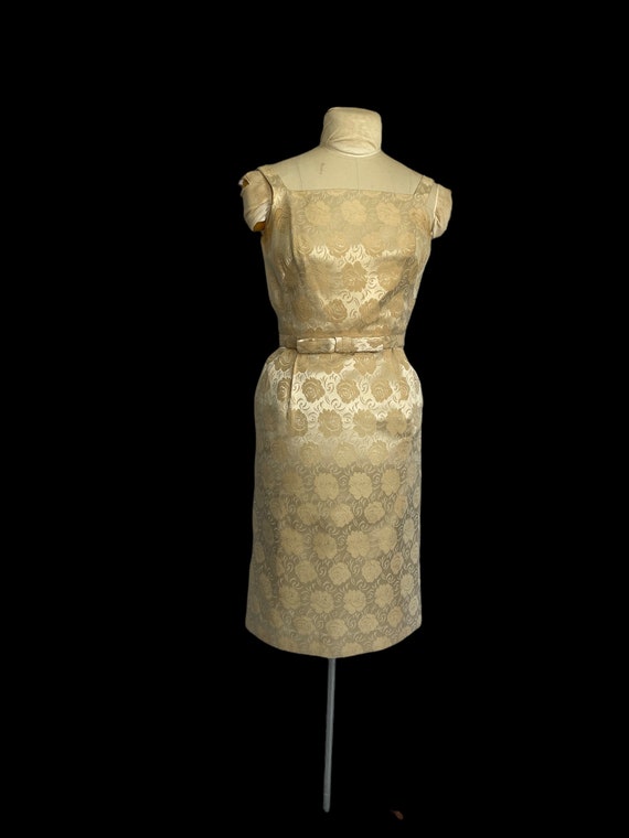 Vintage 1960s Cocktail Dress, Wilroy Look, Champa… - image 5