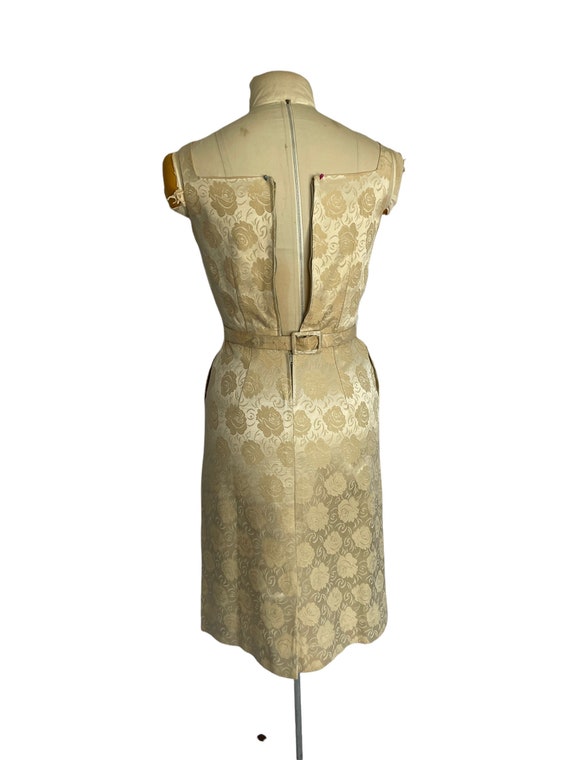 Vintage 1960s Cocktail Dress, Wilroy Look, Champa… - image 3