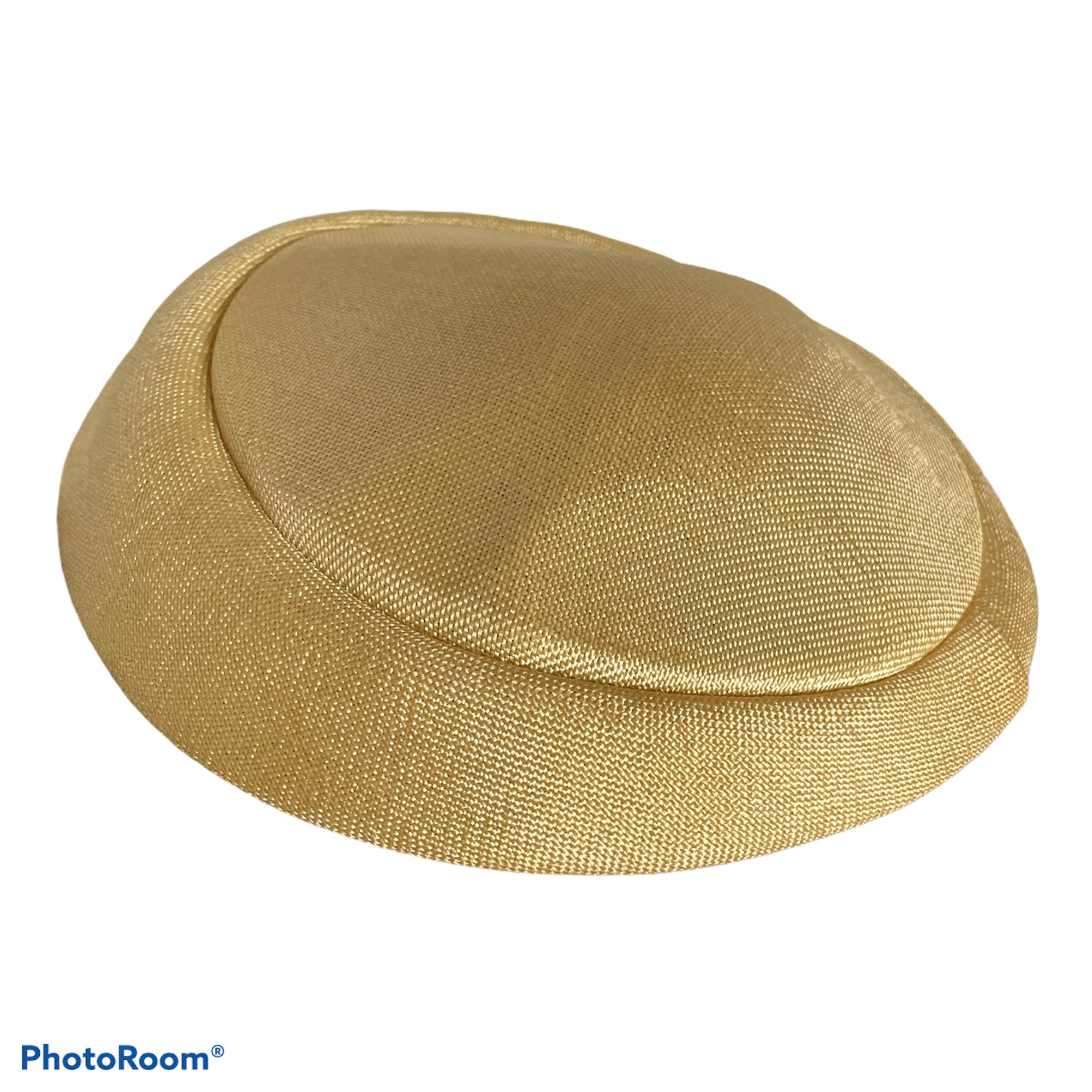 Vintage 1950s Mini Saucer Hat Yellow Summer Hat Formal Hat Etsy