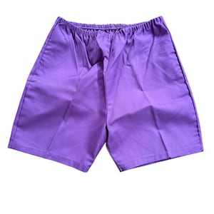 Vintage NOS 60s Purple Bermuda Shorts - G. Fox Deadstock - Size 38