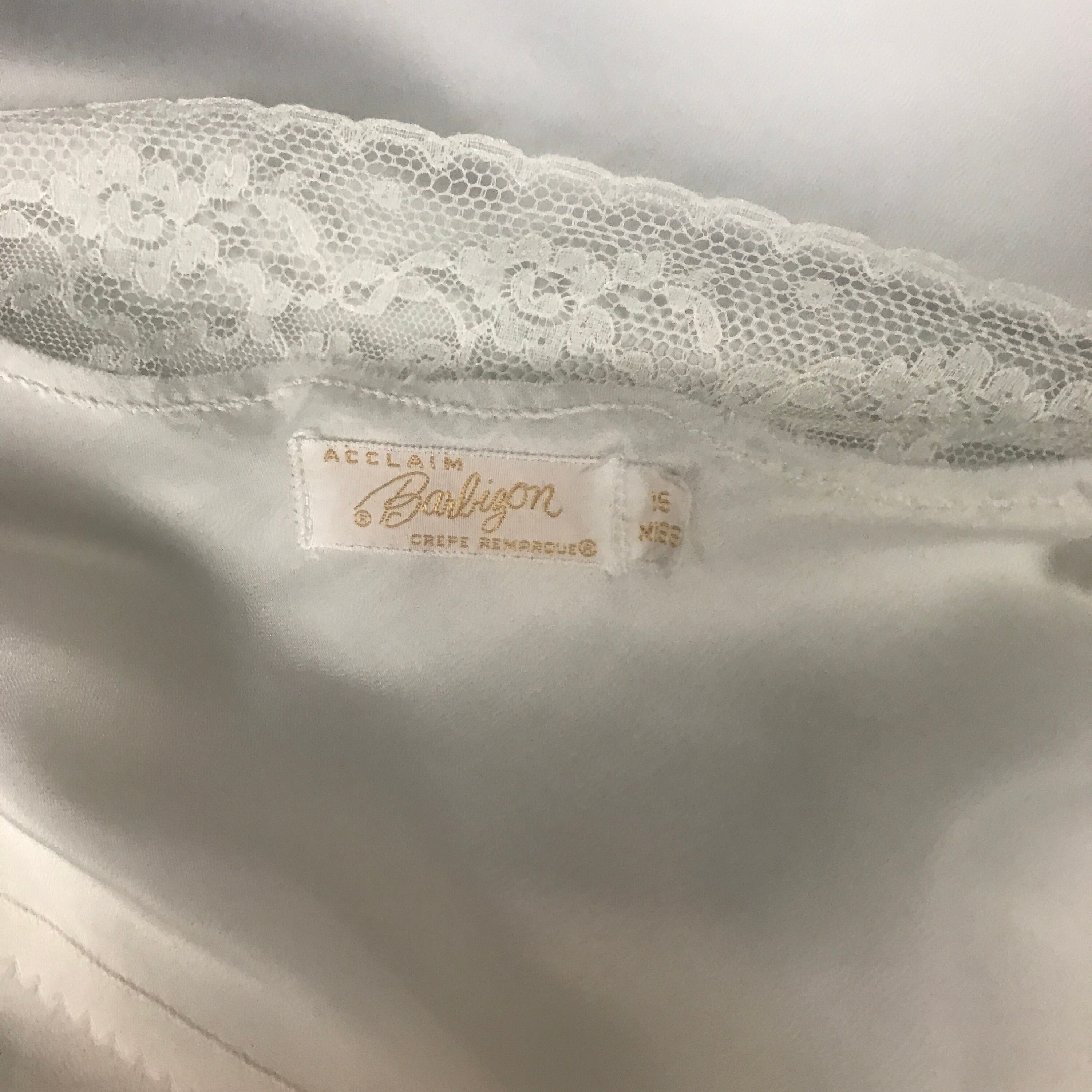 Vintage 1940s slip white - Gem