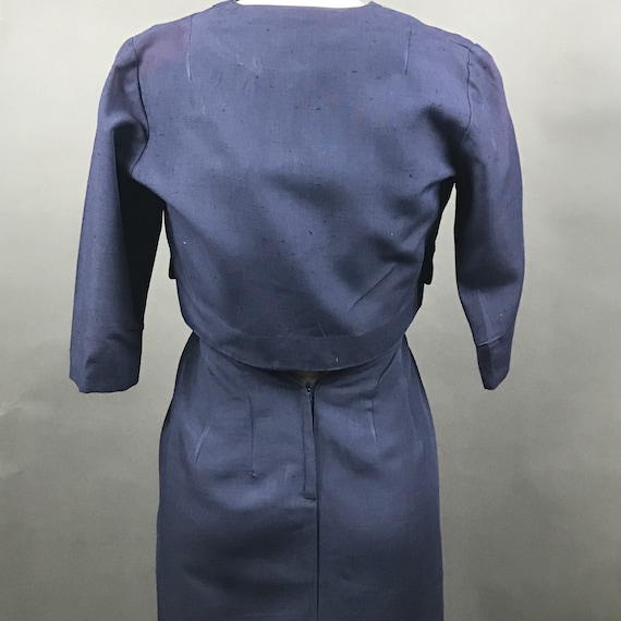 Vintage 1950s Sheath Dress with Matching Bolero T… - image 8
