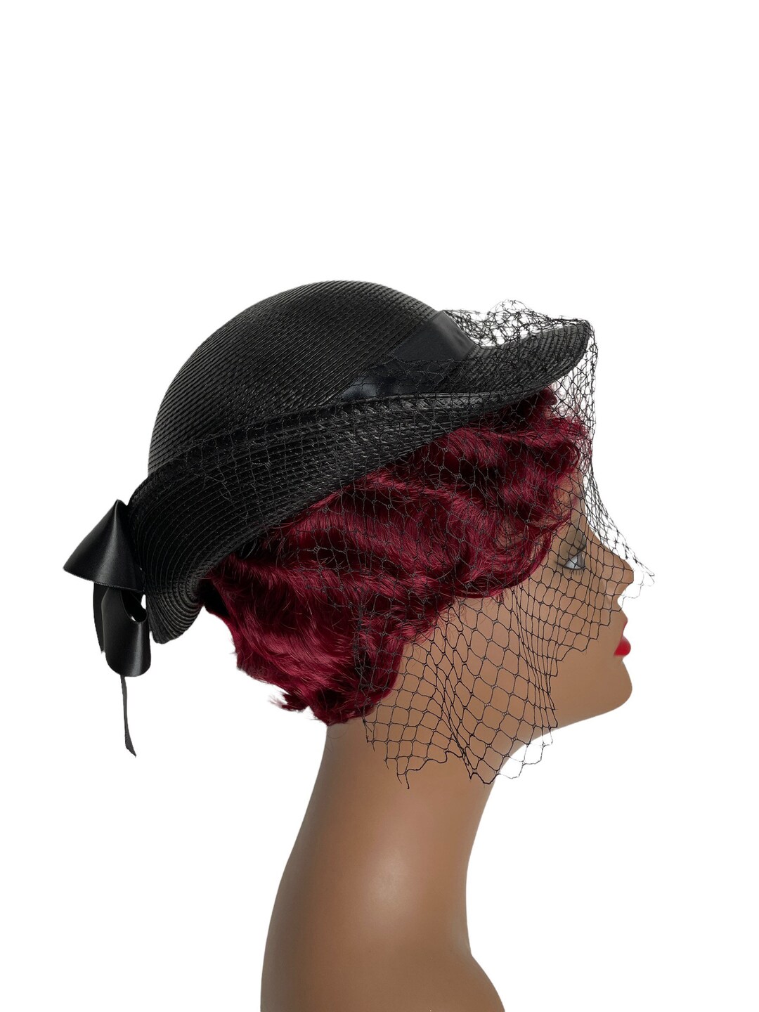 Michael Howard for Neiman Marcus Vintage Brimmed Veiled Dress Hat Neiman Marcus | Accessories | Michael Howard For Neiman  main image 3