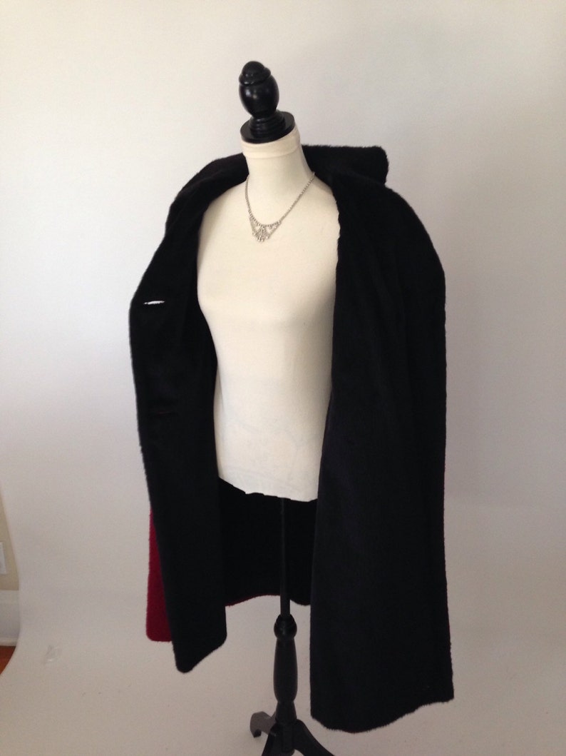 cranberry wool coat