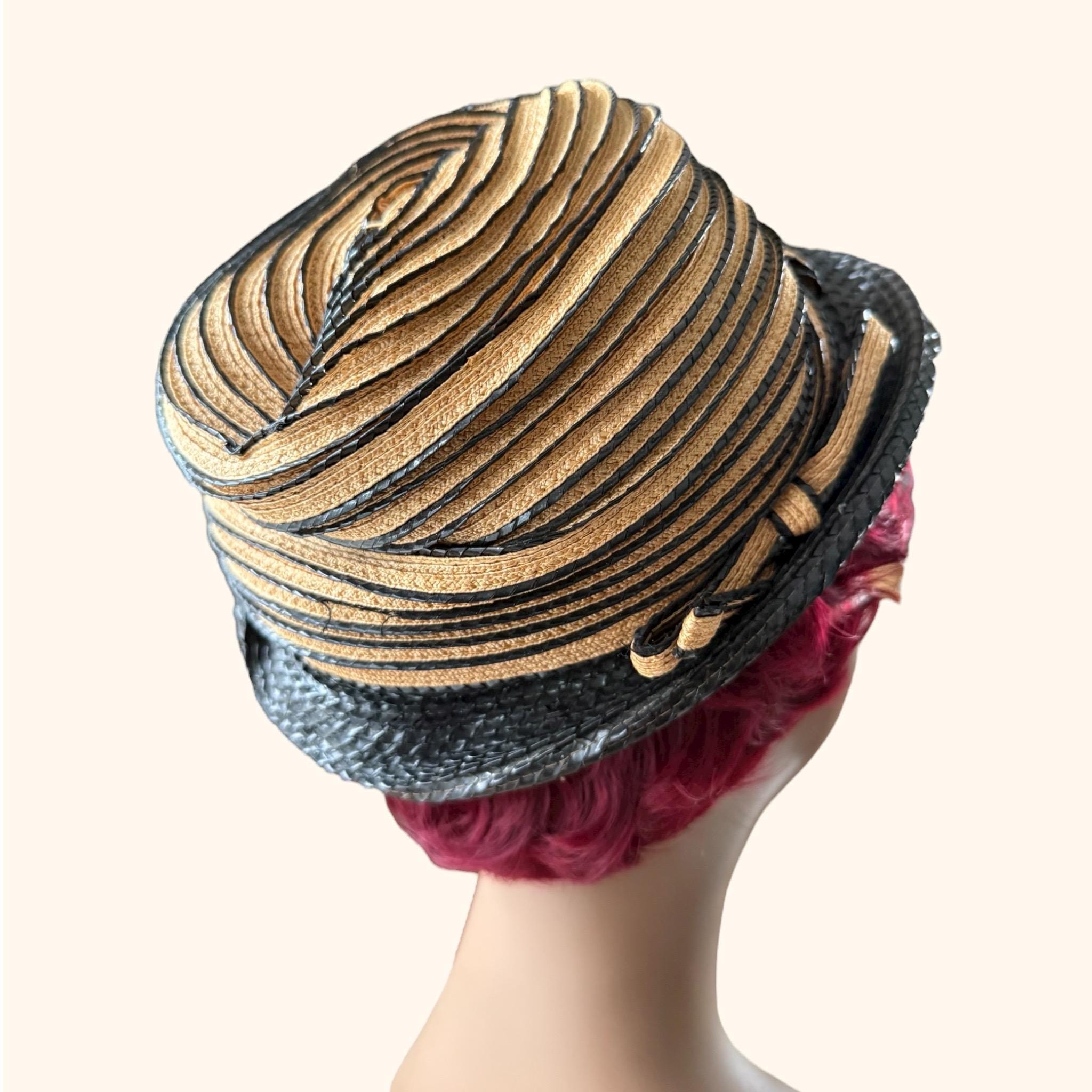 VINTAGE Dior Red Feather & Bead stylish HAT- one of a kind piece. 70s? 60s? 60s Dior Hat - Etsy main image 4