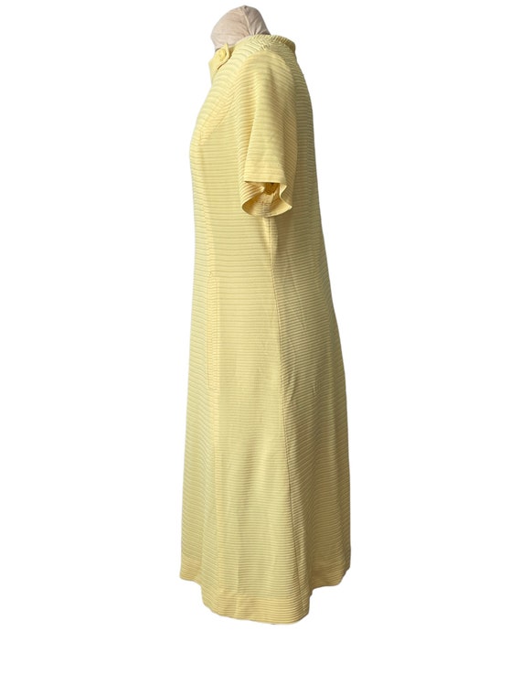 Vintage 1960s Lady Brief Dress, Yellow A-Line Day… - image 8