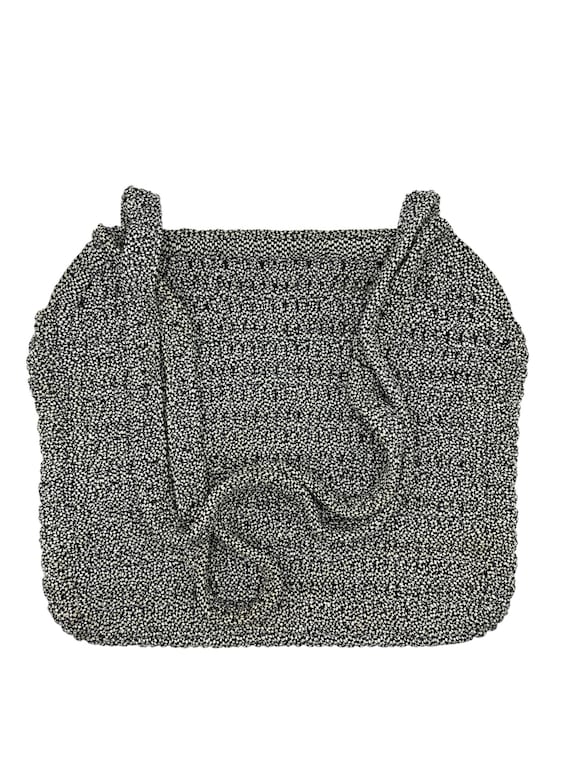 Vintage Carrie Forbes Handbag, Crochet Satchel, D… - image 1