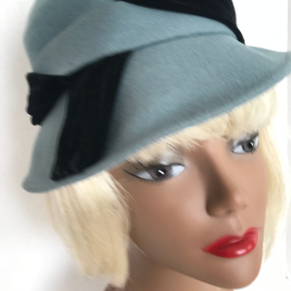 Vintage Italian Wool Felt Hat, Soprattutto Cappel… - image 9