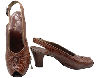 vintage ミュール Vintage Women's Pumps Shoes Yves Saint Laurent Animal Print