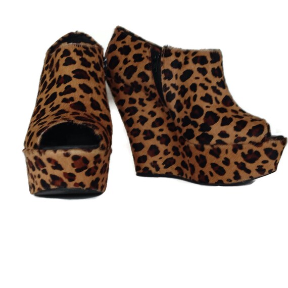 leopard print platform shoes