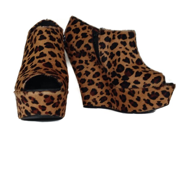 animal print platform shoes