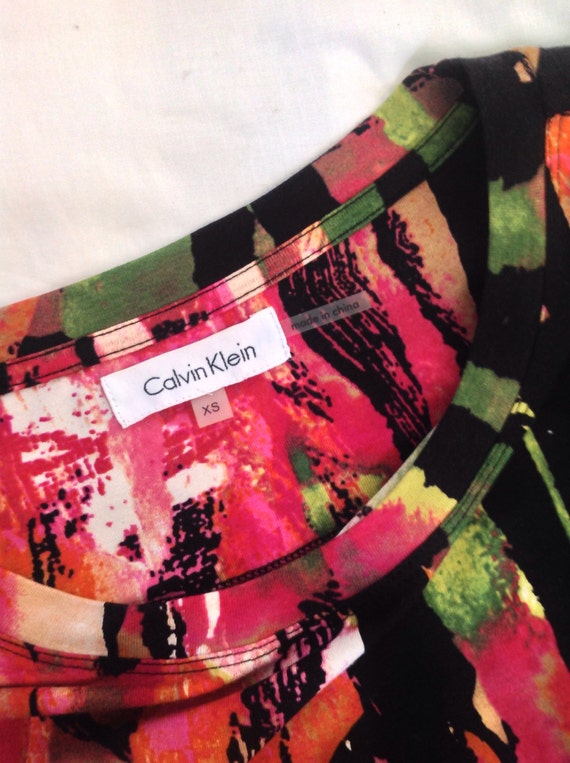 Calvin Klein Dress, Vintage, Summer, Tee Shirt Dr… - image 5