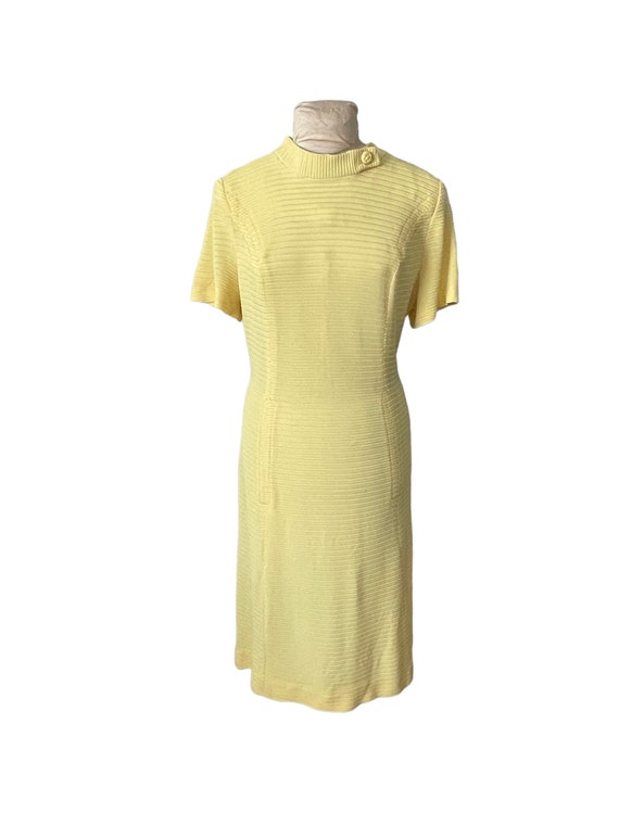 Vintage 1960s Lady Brief Dress, Yellow A-Line Day… - image 2