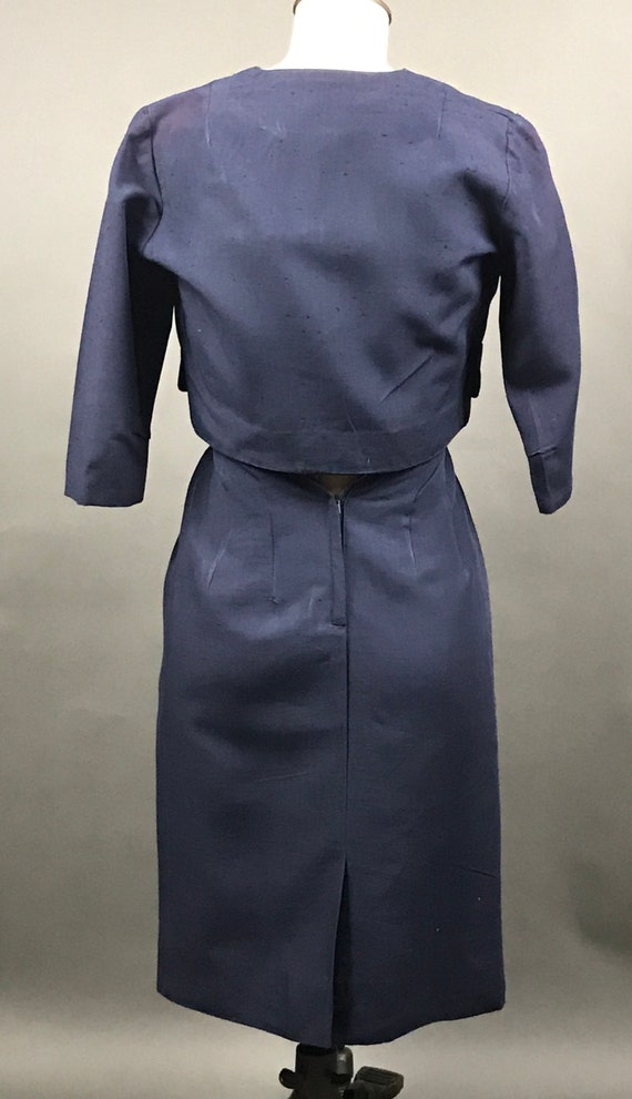 Vintage 1950s Sheath Dress with Matching Bolero T… - image 7