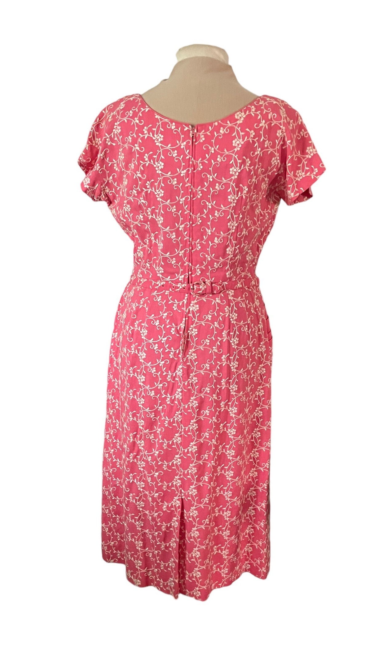 open lace back dress Light Hearted 3/4 Sleeve Pocket Twirl Dress main image 1