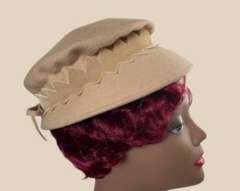 Vintage Gladys & Belle Tassel Hat, Felt Hat, - Etsy display picture 1