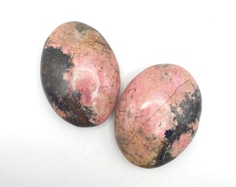 Rhodonite Palm Stone