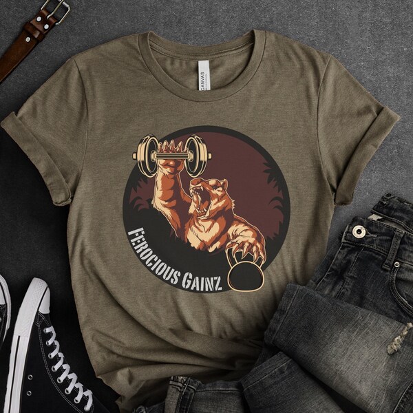 Gym Apparel Bears Etsy