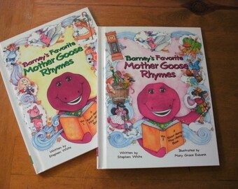 Barney Books Etsy - 