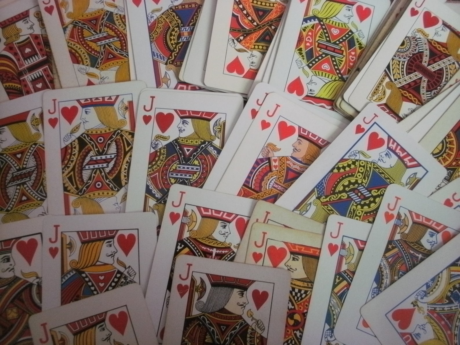 Vintage One Eyed Jacks Playing Cards Hearts Spades All Etsy