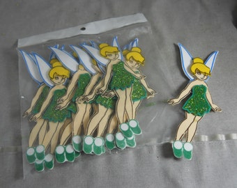 10 Handmade from Kit Foam 6.5" Fairy Fairies Peter Pan Tink Party Decor Invitations Crafting Glittery
