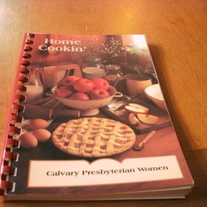 1994 Church Fundraiser Cookbook Calvary Presbyterian Women Round Lake Ilinois 75 Pages