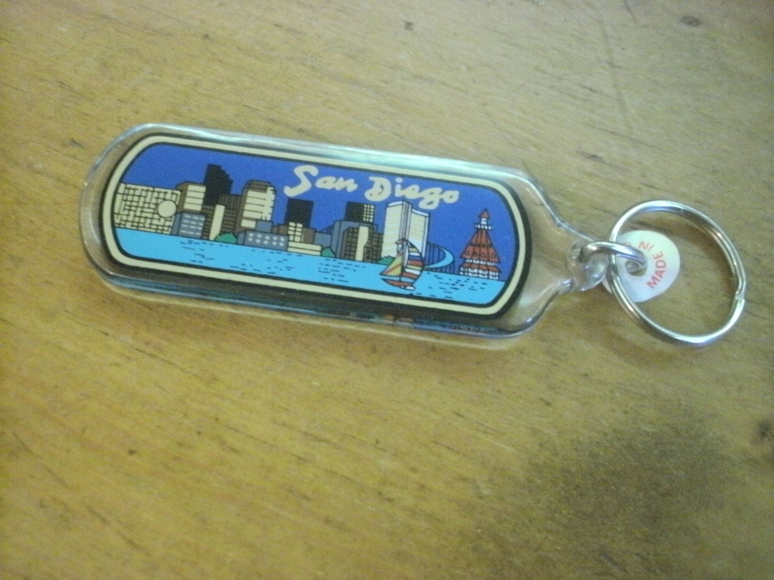 Souvenir vintage Porteclés San Diego Skyline Excellent état Etsy France