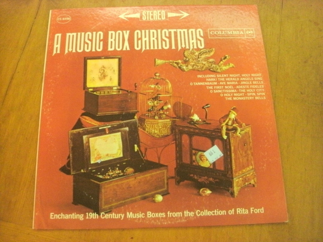 1961 Vinyl LP Rita Ford's Music Box Christmas on Columbia Very Good