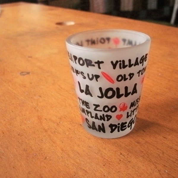 Souvenir Shot Glass Etsy