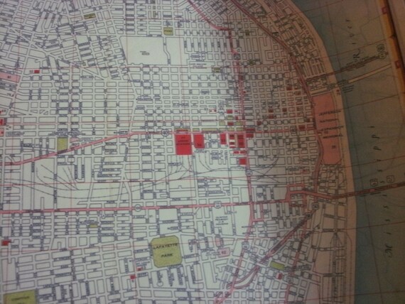 1961 Laminated Shell Gas Station Road Map Saint Louis Missouri Etsy 日本