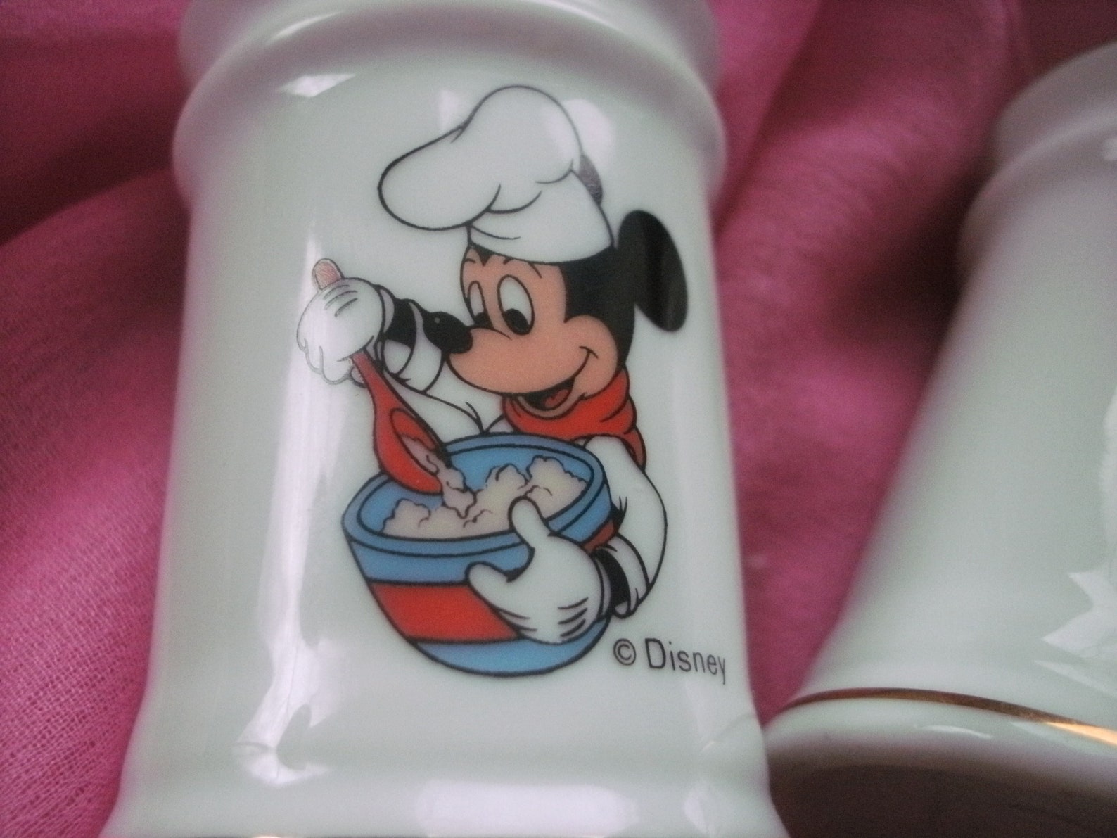 Vintage 1970s Porcelain Salt and Pepper Shakers Disney Mickey Etsy