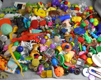 Lucky Dip Scoop Minis Trinkets Objects Figurines Coins Game Pieces Bits and Pieces Odds and Ends Goodies Crow Core Fairy Treasures